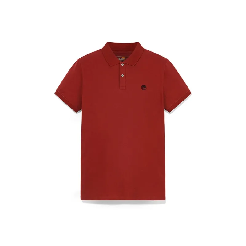 Timberland Polo Shirt Men's Red-0