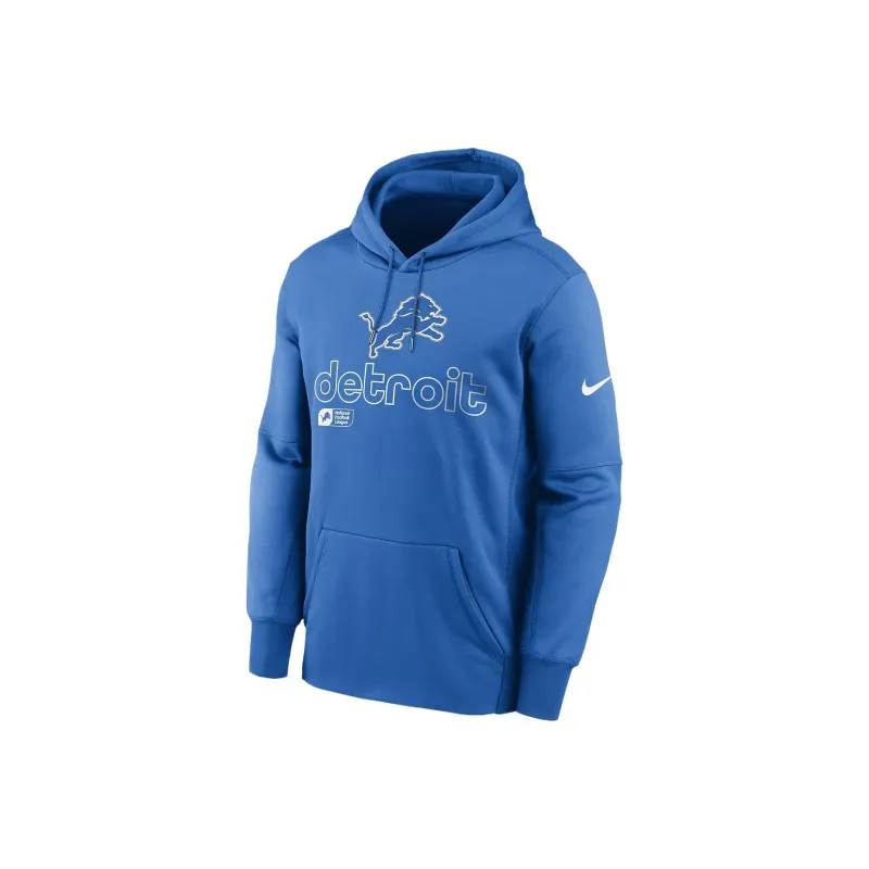 Nike Detroit Lions Sweatshirt Men's Blue-0