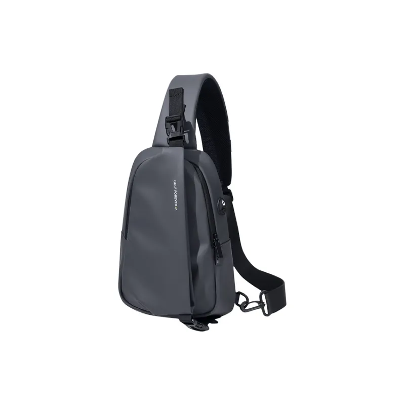 GOLF Fabric Sling Bag Men's Dusty Black/Elegant Gray-7