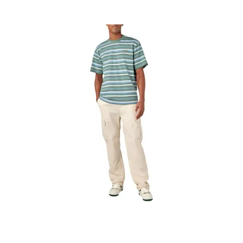 Dickies T-Shirt Men's Blue Striped Crown