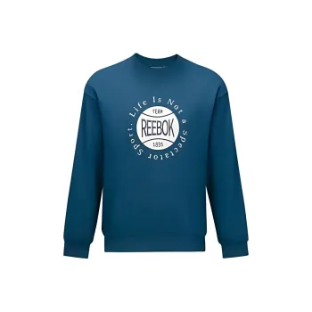 Reebok Sweatshirt Unisex Navy Blue