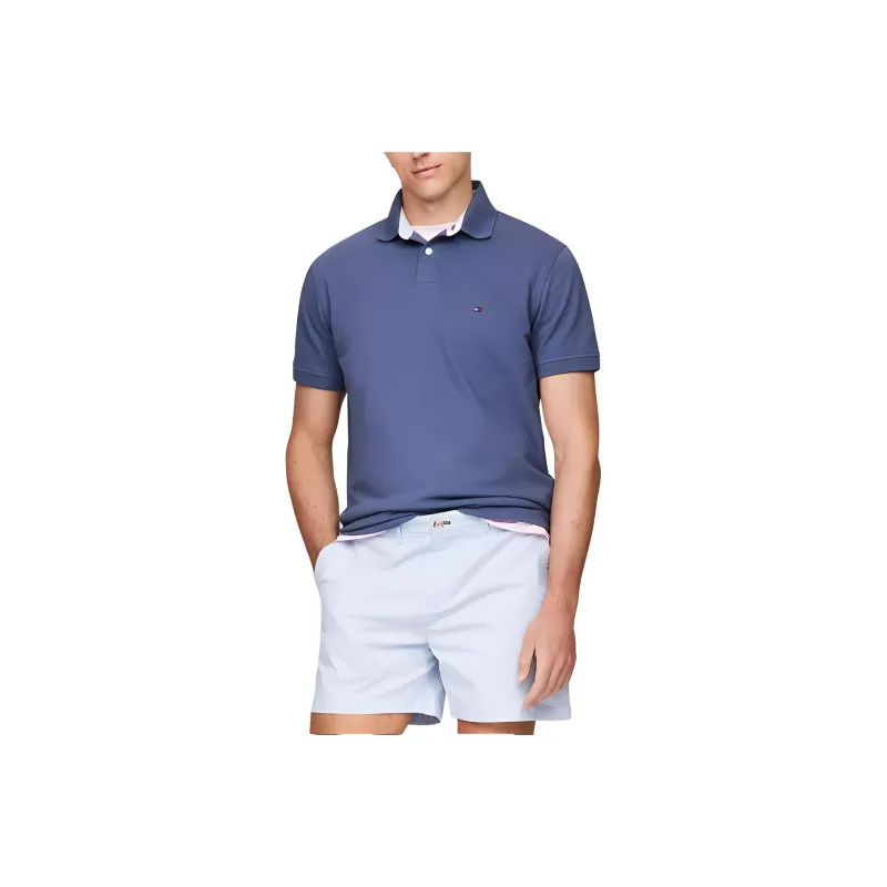 Tommy Hilfiger Polo Shirt Men's Blue-0