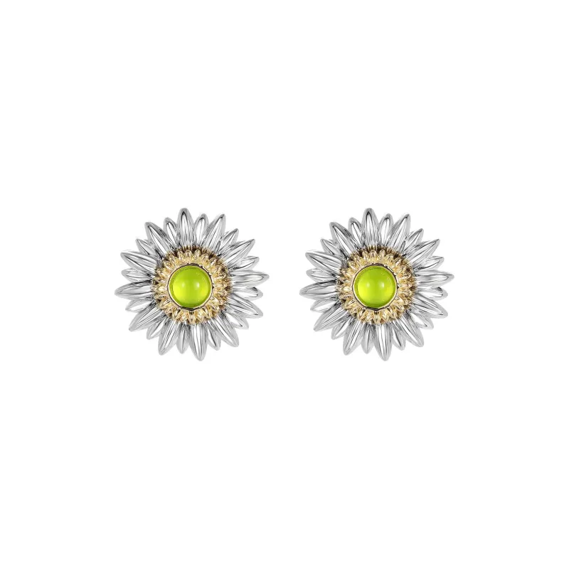 BING STUDIO 925 Sterling Silver Needle Stud Earrings Unisex-3
