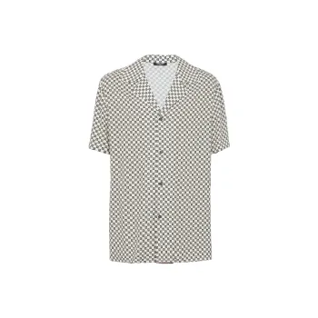 BALMAIN Mini Monogram Short Sleeve Shirt