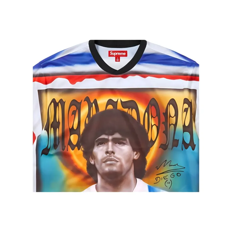 Supreme Maradona Soccer Jersey-3