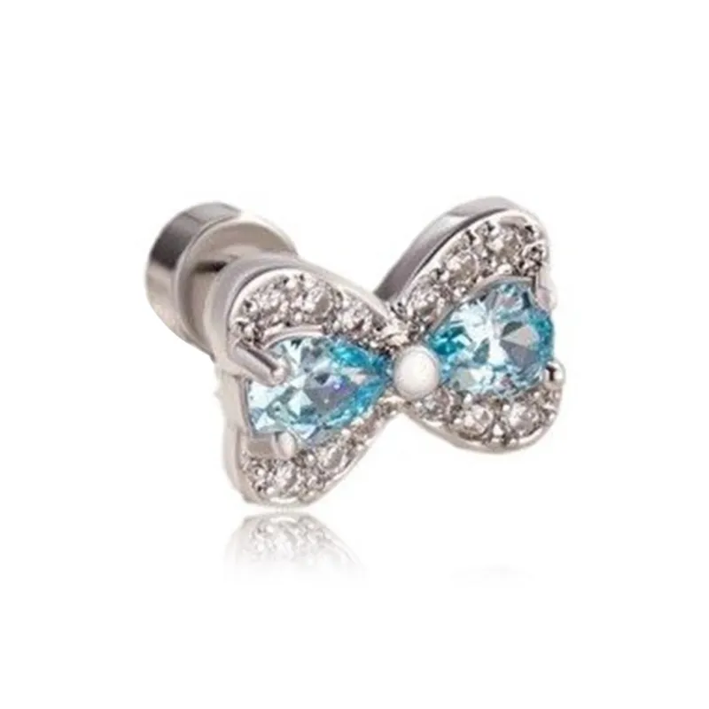 KwOnline Titanium Steel Stud Earrings Women's-0
