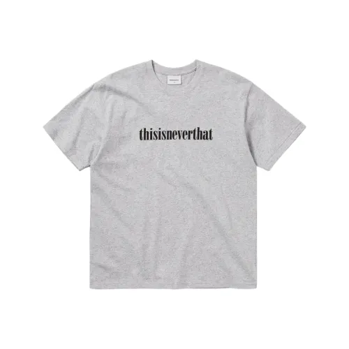 Thisisneverthat T Shirts Unisex Gray