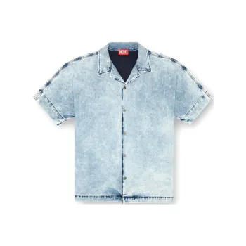DIESEL D Nabil S Short sleeved Denim Shirt