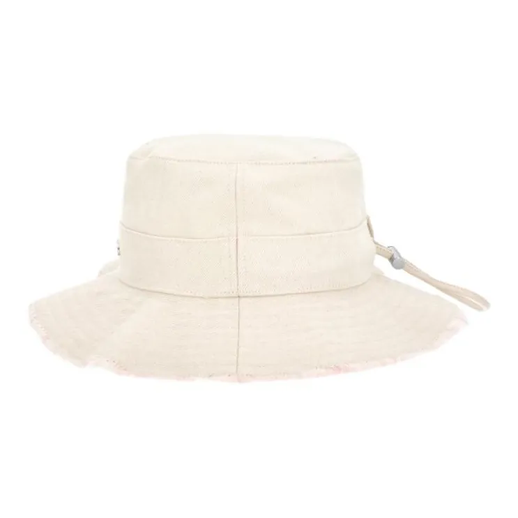 Jacquemus Cotton Bucket Hats Men's Beige-2