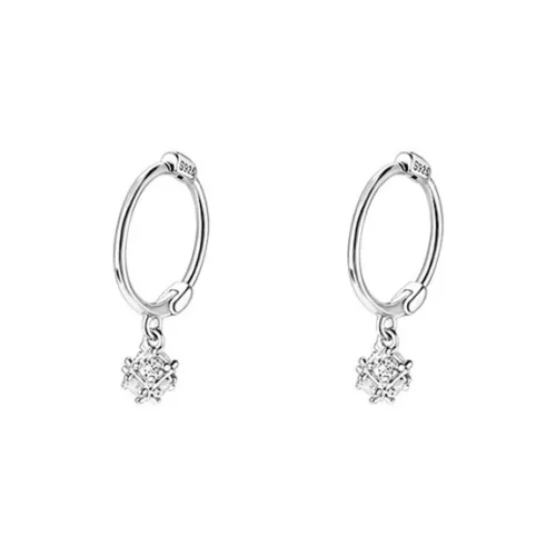 QUIET LOVE S925 Silver Stud Earrings Women's