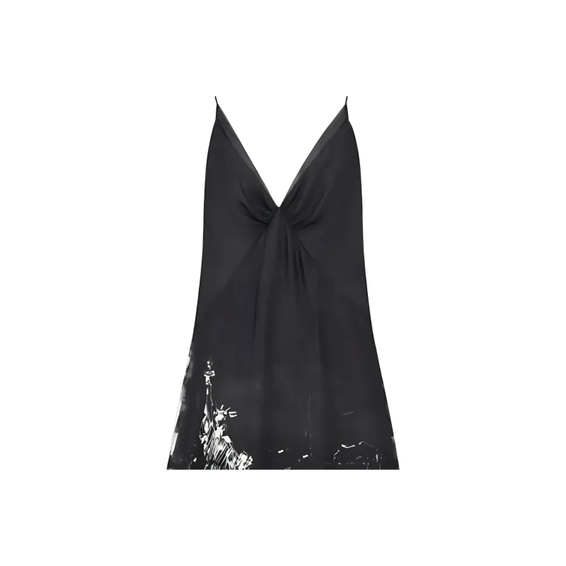 DIOR Slip Dresses Women's Black-2