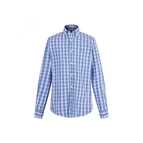 Paul & Shark Yachting Shirt Men's Blue Plaid