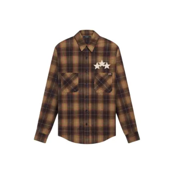 AMIRI Star Leather Flannel