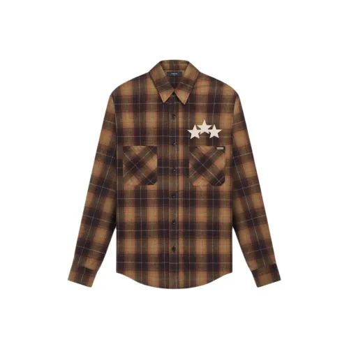 AMIRI Star Leather Flannel