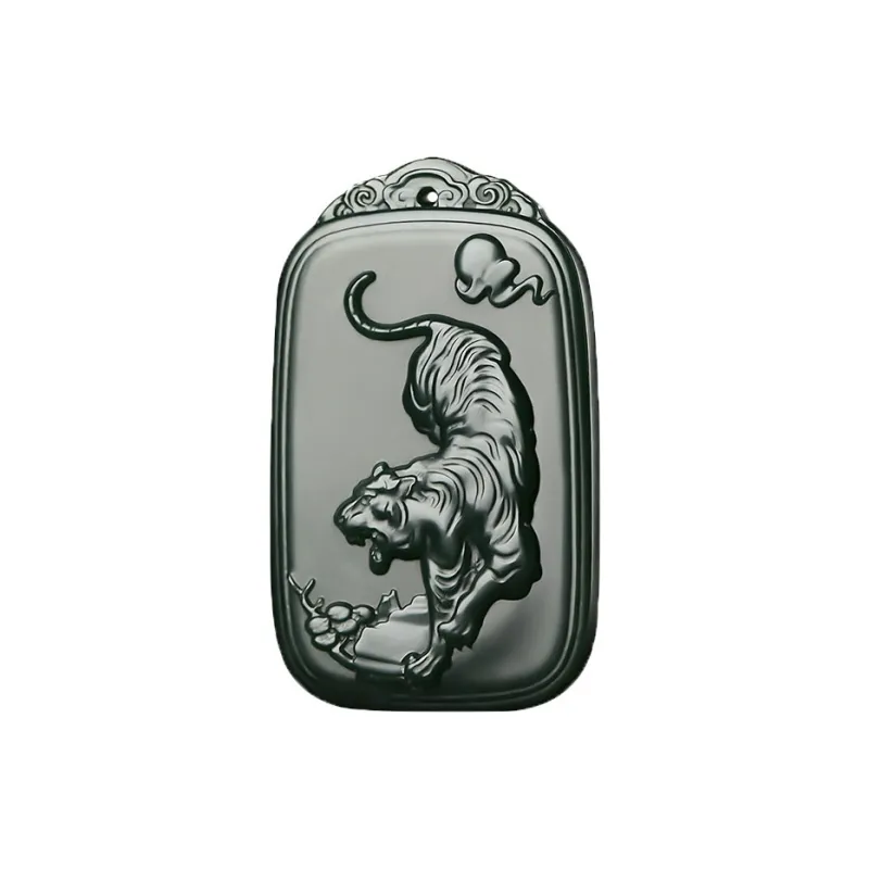 KUNYUYAO Hetian Jade Pendants Green Jade Unisex-6