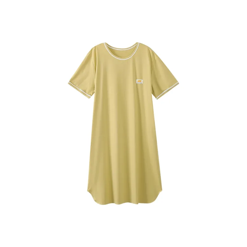 Lan Miao Nightgown Women's Neon Yellow-0