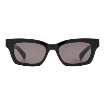 GUCCI Acetate Square Sunglasses Unisex Black
