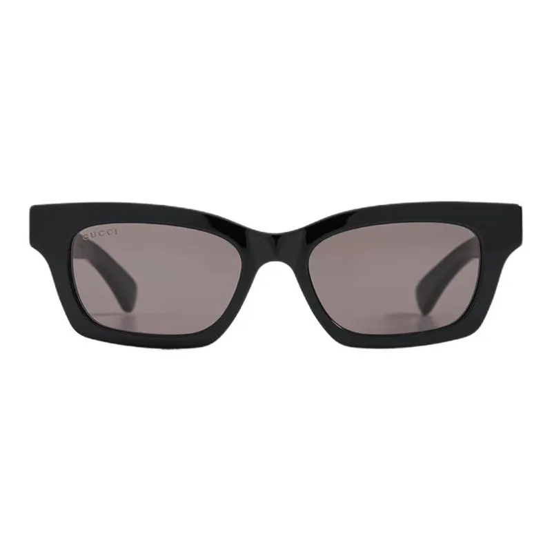 GUCCI Acetate Square Sunglasses Unisex Black-0