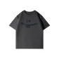 [Heavyweight Waffle Knit]Dark Gray (B Simple Smile Drawing)