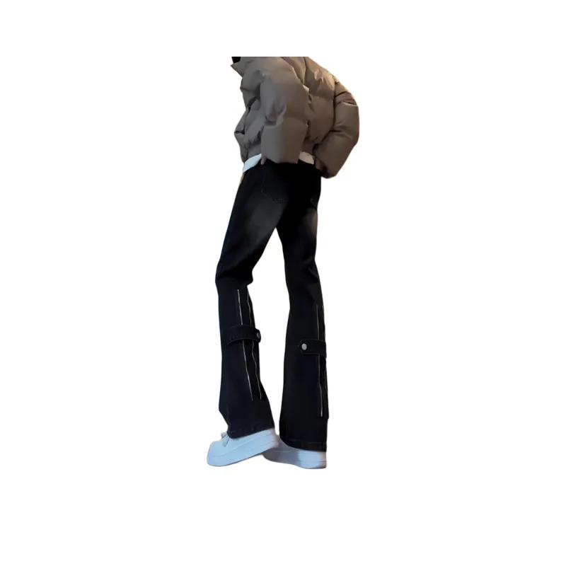 TESTUNG Jeans Men Black--1