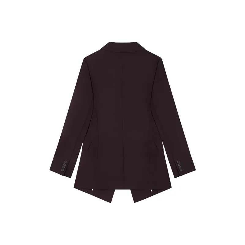 THEORY Business Suit Women's Merlot Burgundy-1