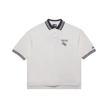 New Era SS24 Graduation Party Collection Polo Shirt Unisex White