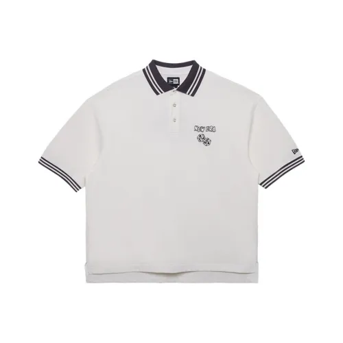New Era SS24 Graduation Party Collection Polo Shirt Unisex White
