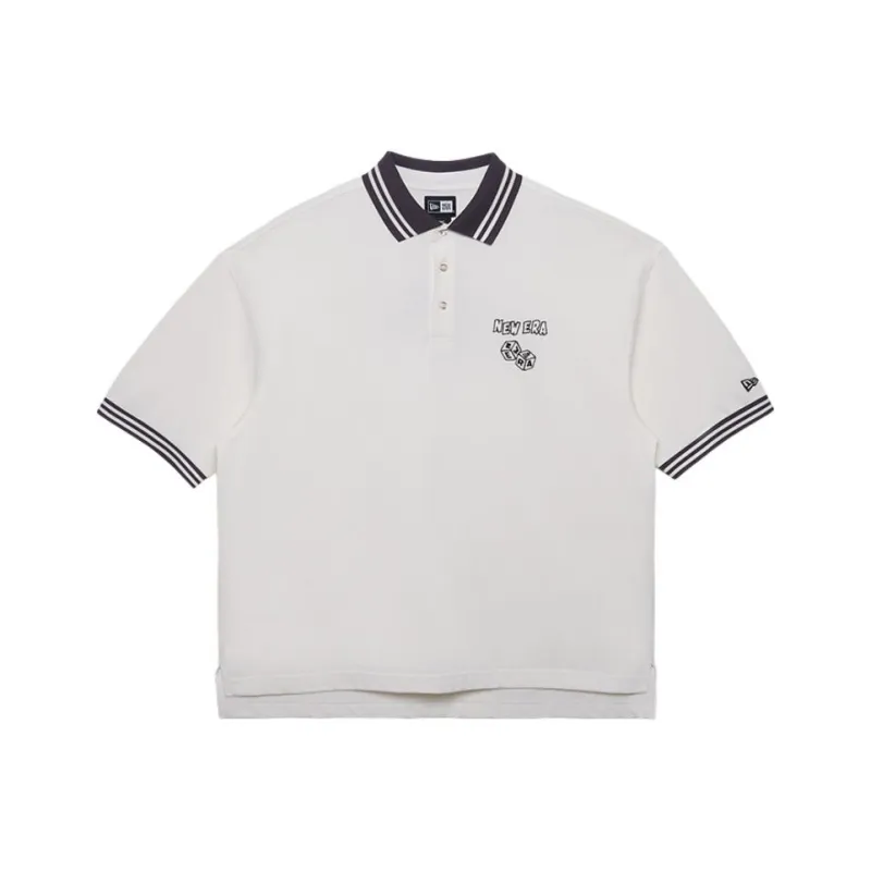 New Era SS24 Graduation Party Collection Polo Shirt Unisex White-0