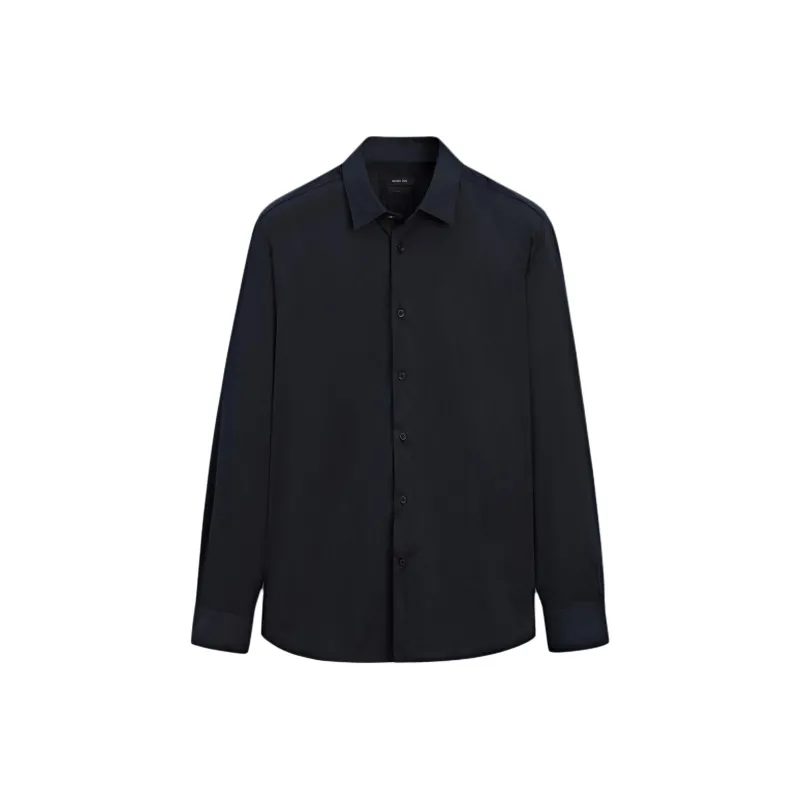 Massimo Dutti Shirts Men Blue-0