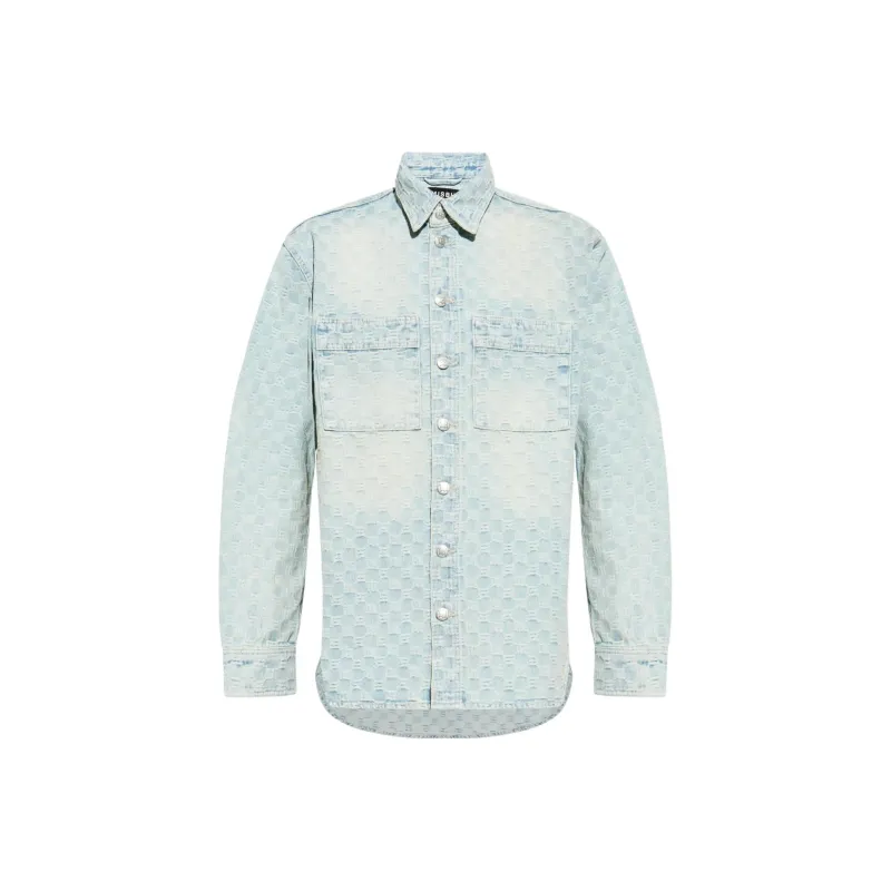 Misbhv Monogram Button Up Overshirt-0