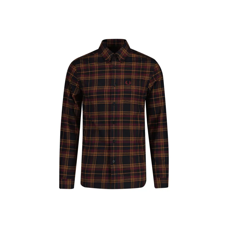 FRED PERRY Shirt Men's Ox Blood-0