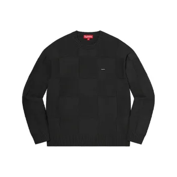 Supreme Tonal Checkerboard Small Box Sweater