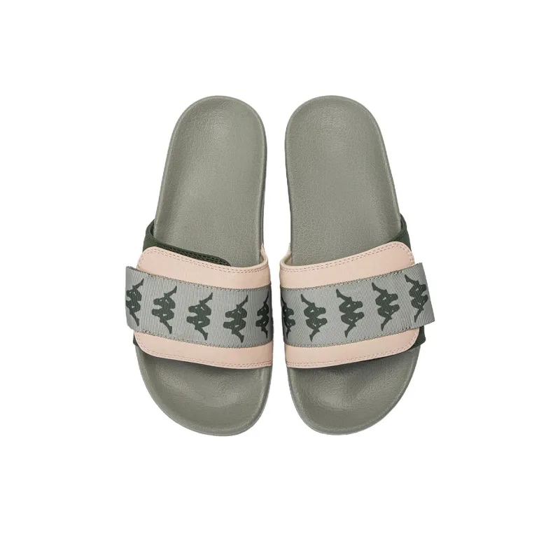 Kappa Slip Resistant Slide Slippers Unisex Green Umber-3