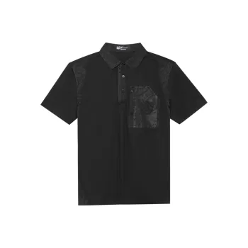 ANDREW MACKENZIE Polo Shirt Men's Black