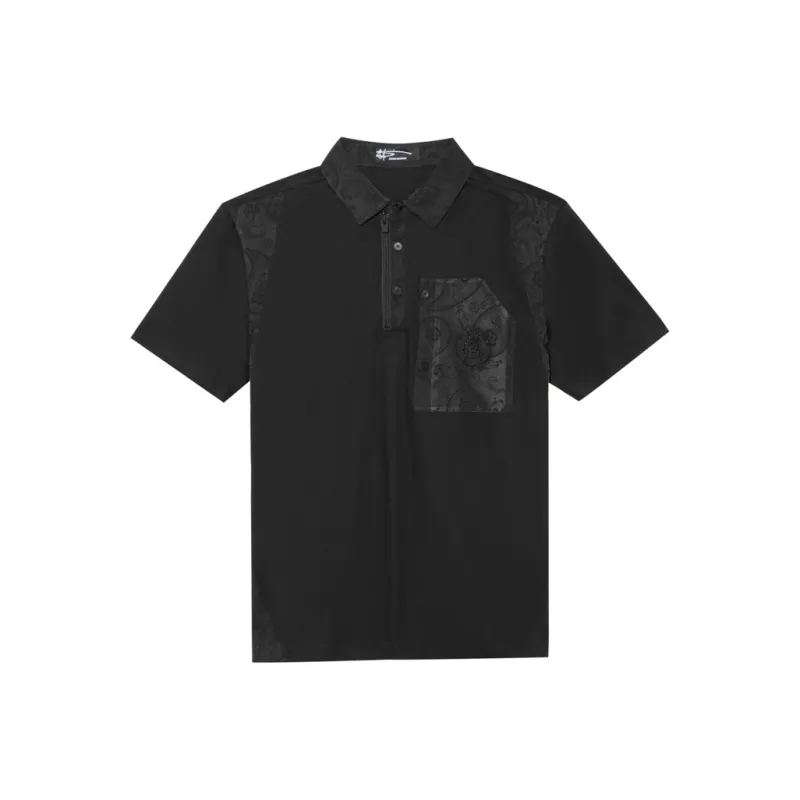 ANDREW MACKENZIE Polo Shirt Men's Black-0