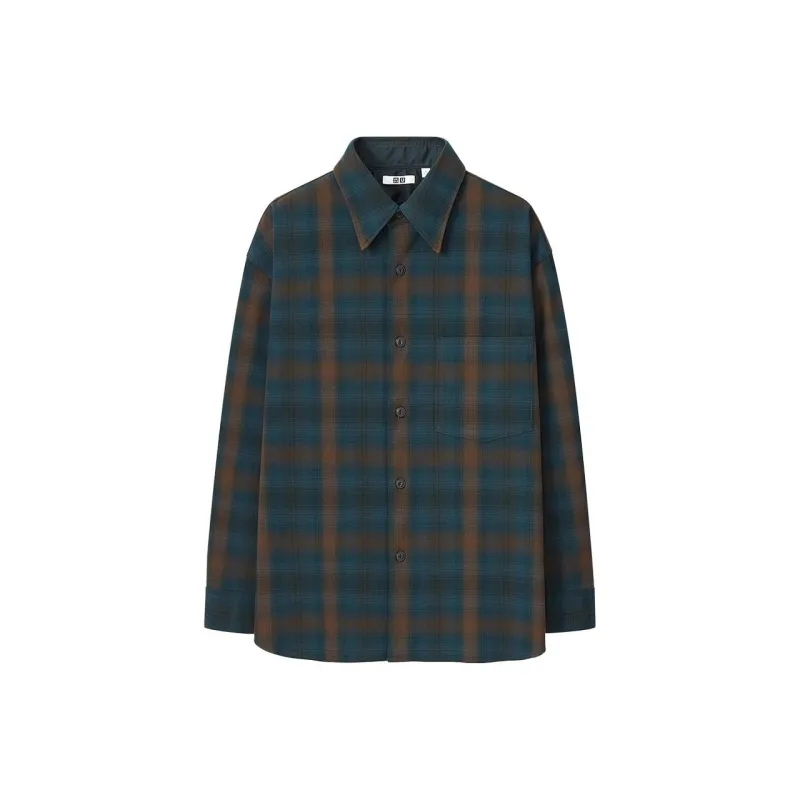 UNIQLO Shirts Unisex Dark Blue-0