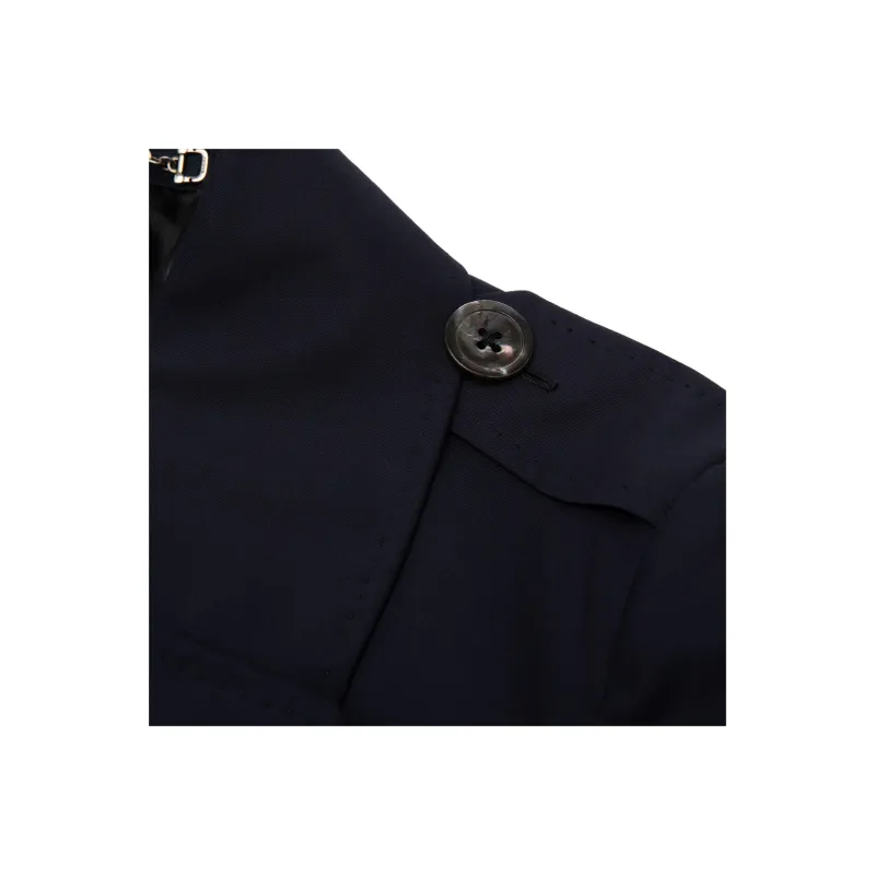 GUCCI Trench Coats Men Blue-7