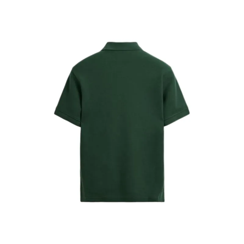 ZARA Polo Shirts Men Green-1