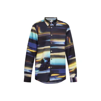 PS By Paul Smith Abstract Patterned Shirt