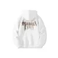 White (B Broken Gothic Back Logo)