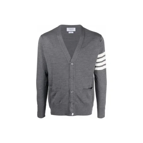 THOM BROWNE 4 Bar Striped Cardigan