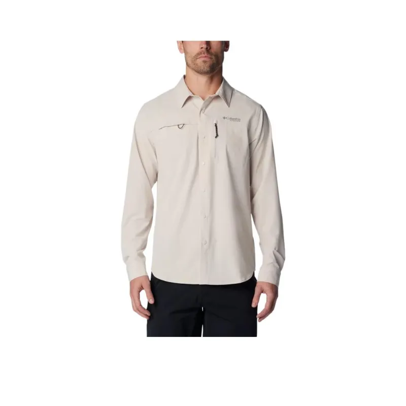 Columbia Summit Valley™ Woven Long Sleeve Shirt Shirt Men's Ecru-0