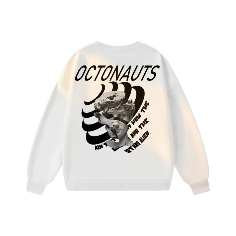 Small Columns Under The Sea Sweatshirt Unisex-0