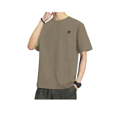 XTEP T addition shirt Men's Coconut Tree Brown