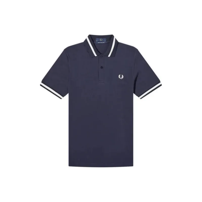 FRED PERRY Logo embroidered Polo Shirt-0