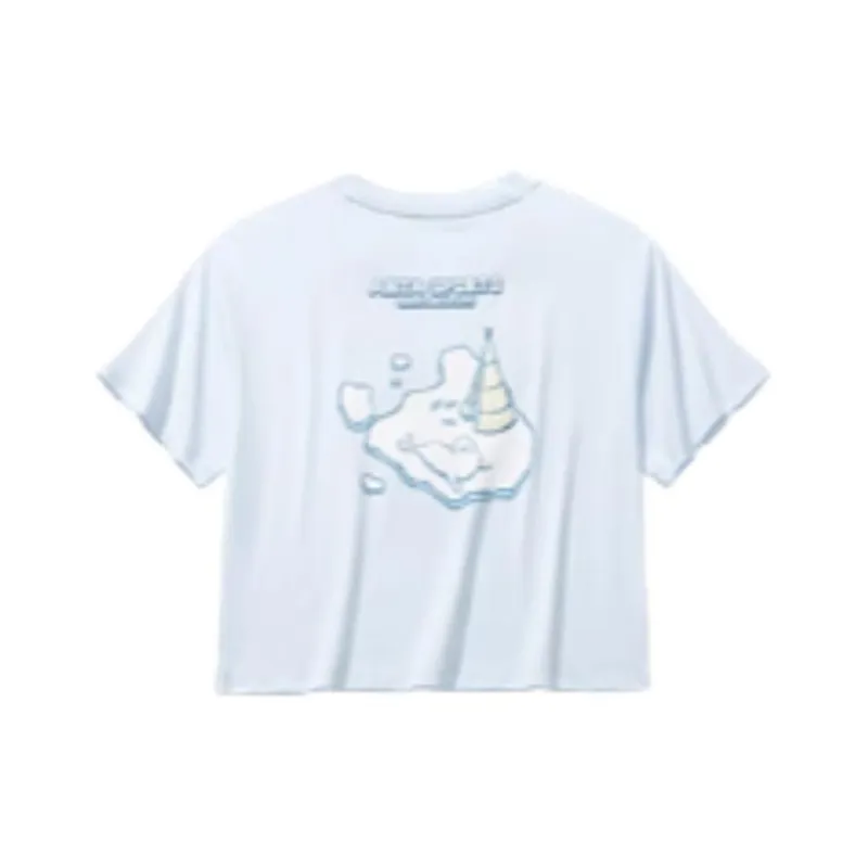 CHAOJIANTA T Shirt Women's Frozen Blue-1