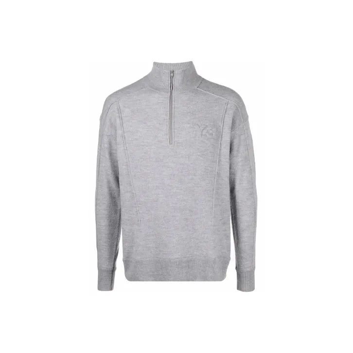 Y 3 Sweaters Men Gray-0