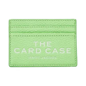 MARC JACOBS Leather Card Holder Women's Mint Green