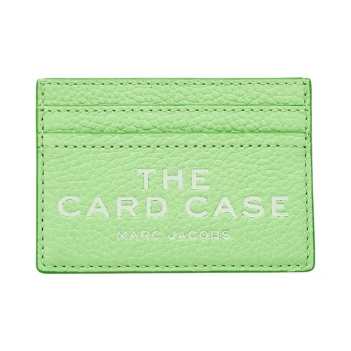 MARC JACOBS Leather Card Holder Women's Mint Green