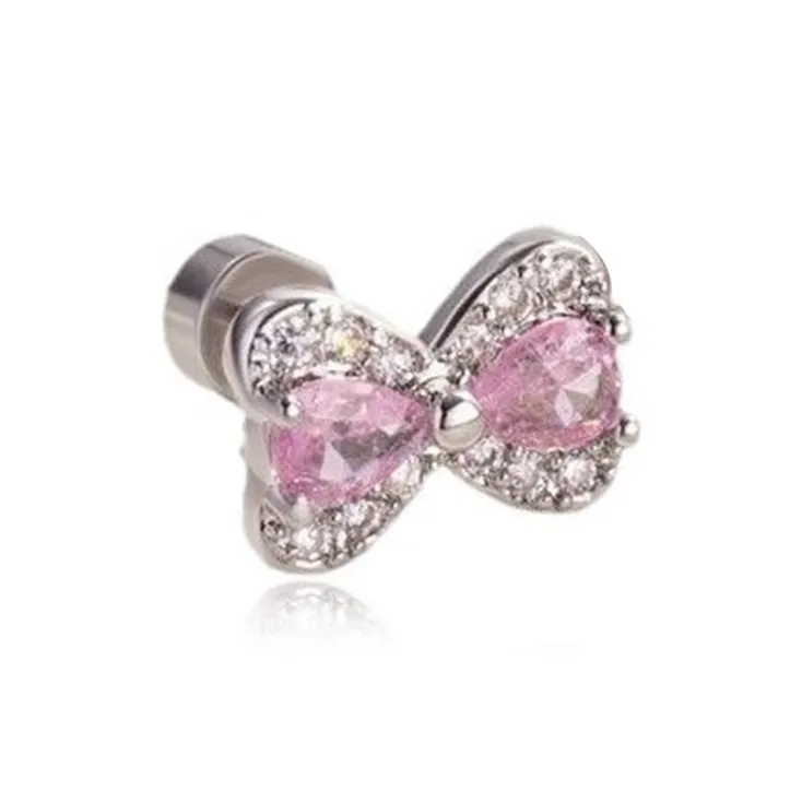 KwOnline Titanium Steel Stud Earrings Women's-4